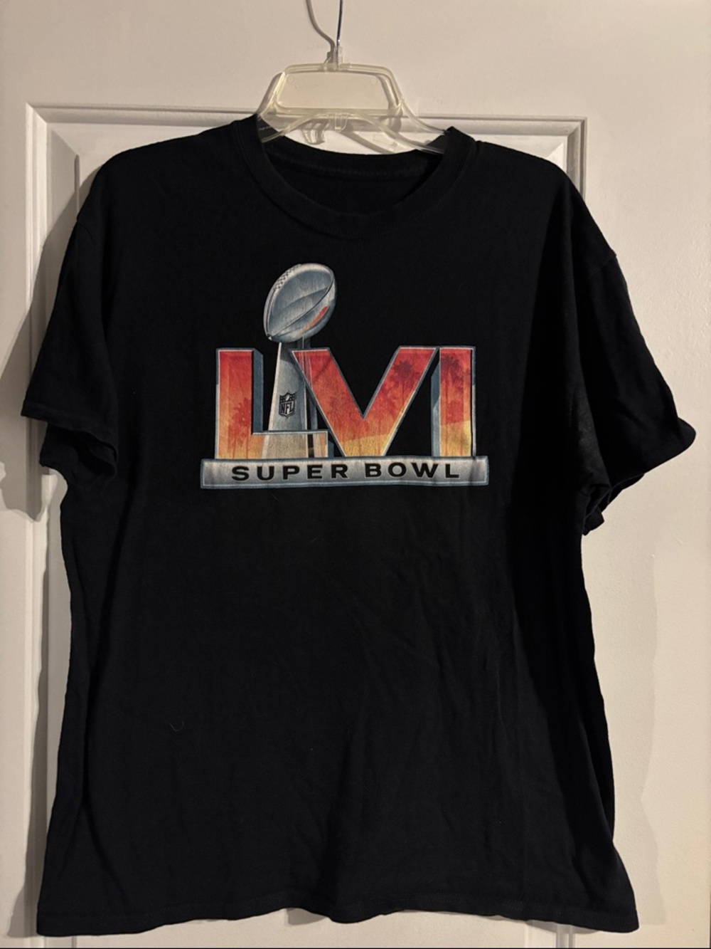 Black Super Bowl LVI Graphic Tee -